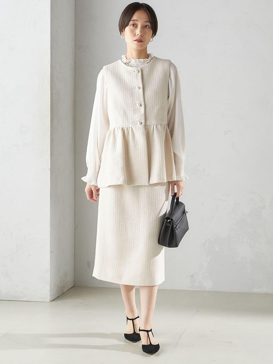 Amazon | (シップス レディース) SHIPS for women WB+:パールボタン